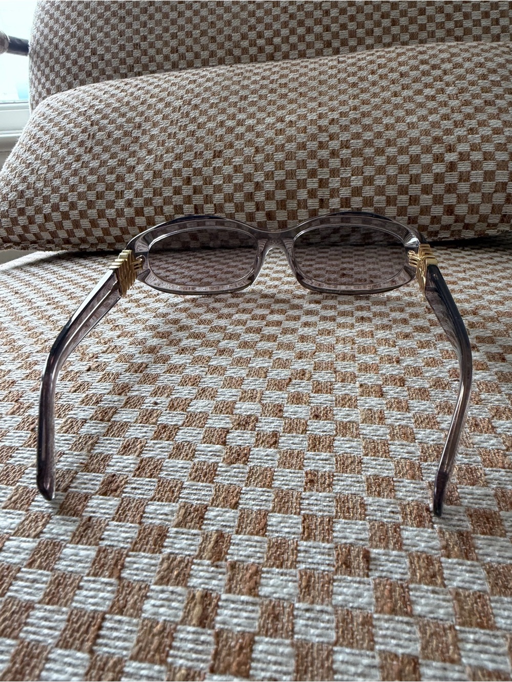 Miu Miu MU 14ZS Oval Sunglasses - Picture 5 of 9